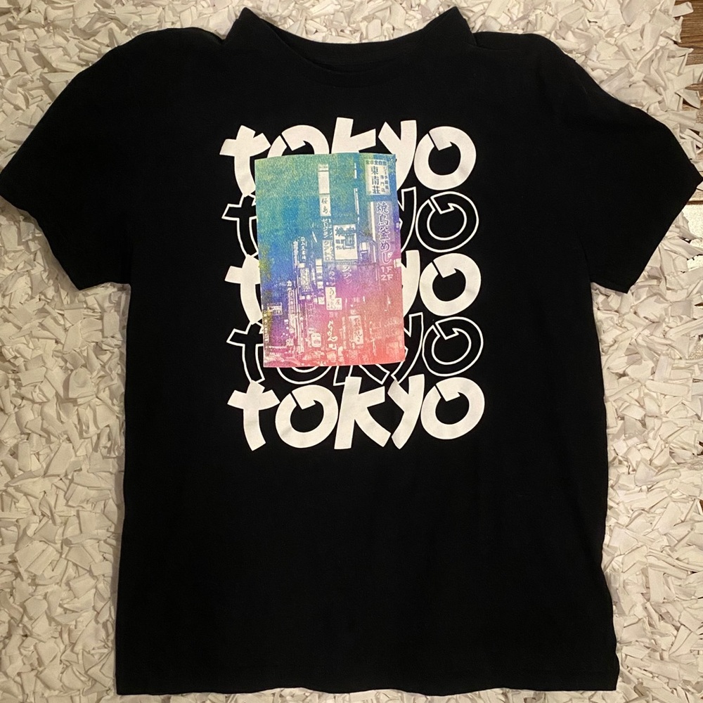 Black Tokyo design T-shirt